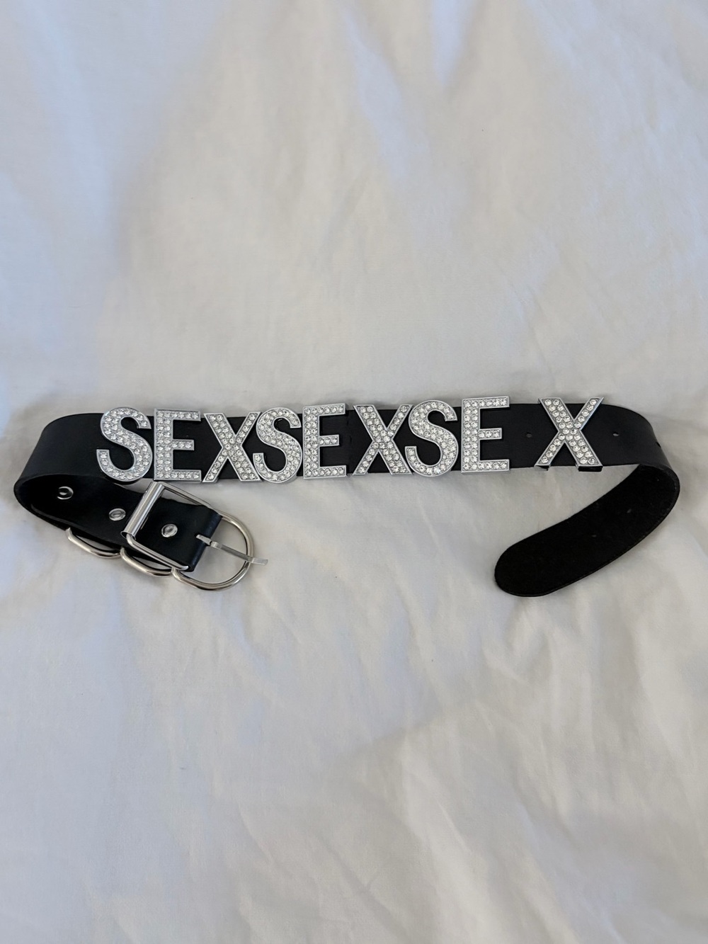 choker/collar with rhinestones